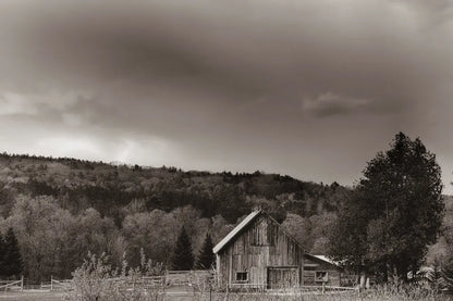 Rainbow Sunset Sepia by Nathan Larson. SKU 86416i. Archival Giclee Fine art print for wall decor.