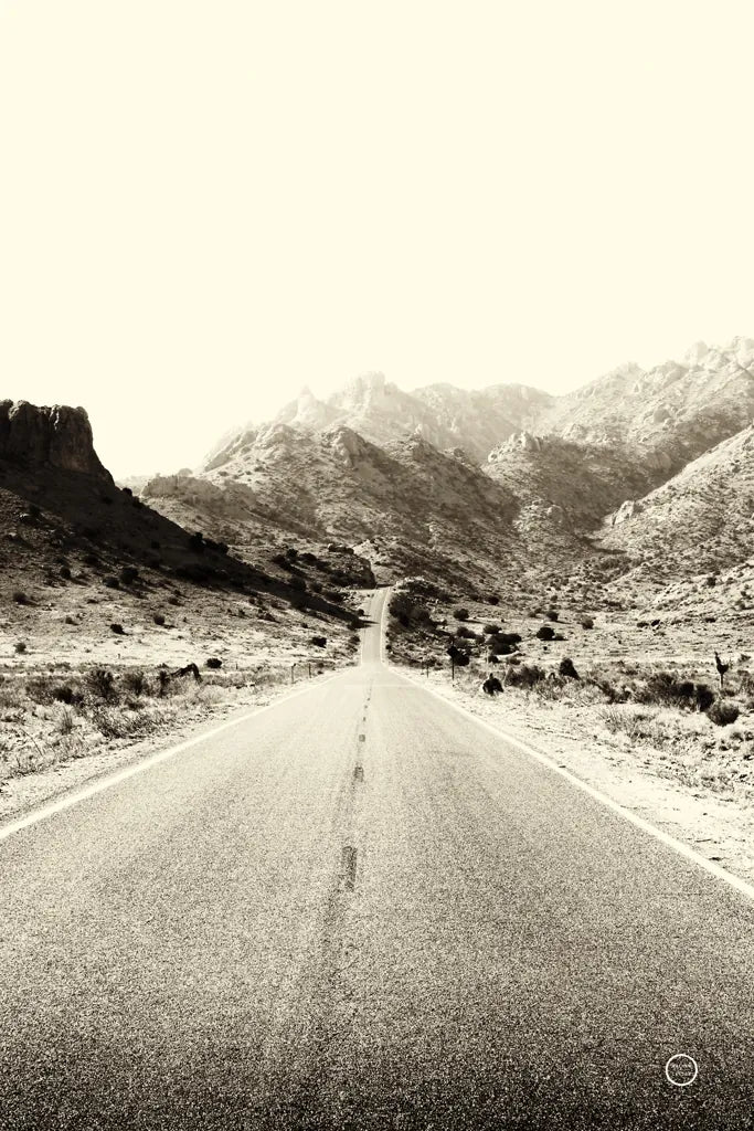 Road to Old West by Nathan Larson. SKU 72028h. Archival Giclee Fine art print for wall decor.