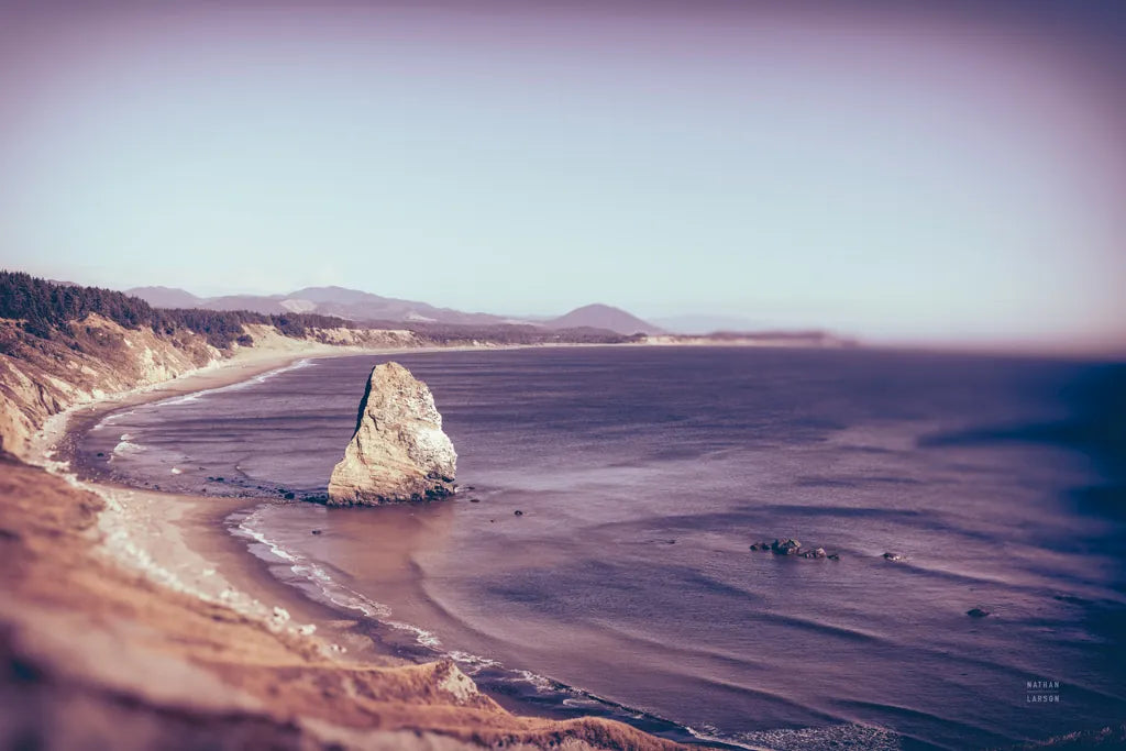 Rock Coast by Nathan Larson. SKU 90184i. Archival Giclee Fine art print for wall decor.