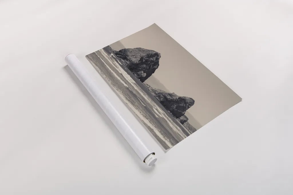 Rocky Shores by Nathan Larson. shown as a rolled paper print. Available as archival giclee rolled canvas, fine art paper, or poster print. SKU 92598i.