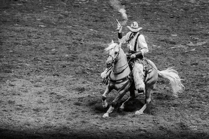 Rodeo I BW by Nathan Larson. SKU 82721i. Archival Giclee Fine art print for wall decor.