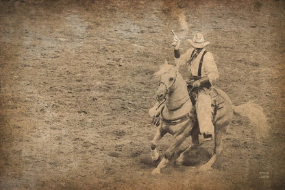Rodeo I Sepia Vintage by Nathan Larson. SKU 91324i. Archival Giclee Fine art print for wall decor.