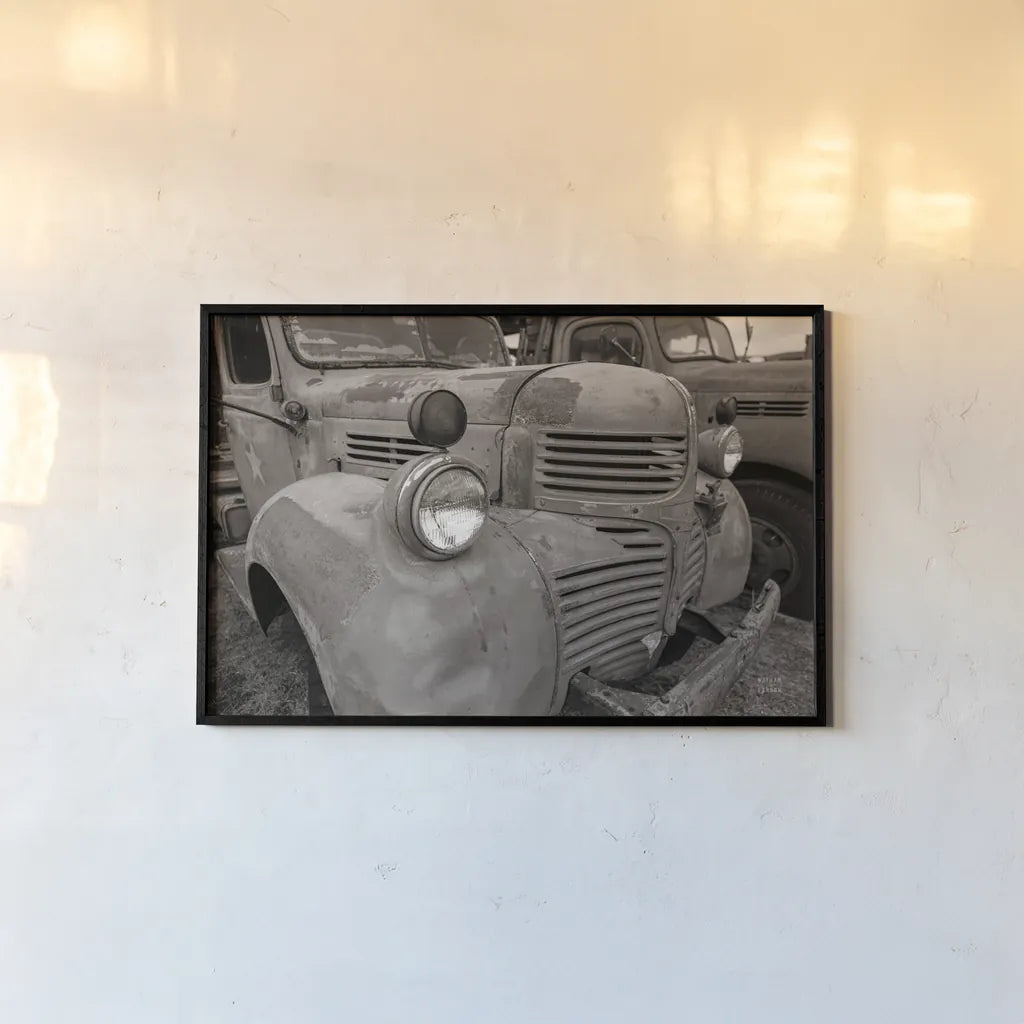 Rusted Glory II by Nathan Larson. shown as a paper print in a black flame. Available as a archival giclee rolled canvas, fine art paper, or poster print. SKU 87725i.