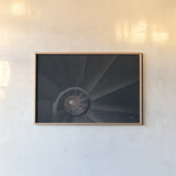 Sagrada Familia by Nathan Larson. shown as a paper print in a natural frame. Available as a archival giclee rolled canvas, fine art paper, or poster print. SKU 86714i.