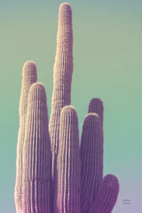 Saguaro Green Pastel by Nathan Larson. SKU 97577h. Archival Giclee Fine art print for wall decor.