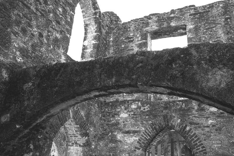 San Antonio Mission III by Nathan Larson. SKU 102782i. Archival Giclee Fine art print for wall decor.