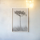 Secluded I by Nathan Larson. shown as a paper print in a white frame. Available as a archival giclee rolled canvas, fine art paper, or poster print. SKU 101663h.