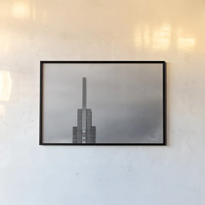 Sky High by Nathan Larson. shown as a paper print in a black flame. Available as a archival giclee rolled canvas, fine art paper, or poster print. SKU 88469i.