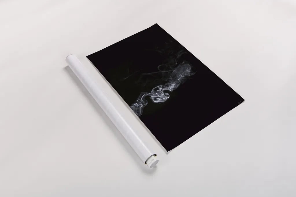 Smoke II by Nathan Larson. shown as a rolled paper print. Available as archival giclee rolled canvas, fine art paper, or poster print. SKU 77336h.