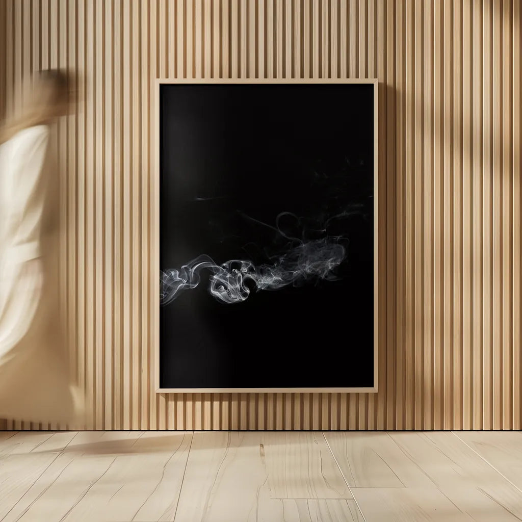 Smoke II by Nathan Larson. shown as over sized large wall art. Available as an archival giclee rolled canvas, fine art paper, or poster print. SKU 77336h.