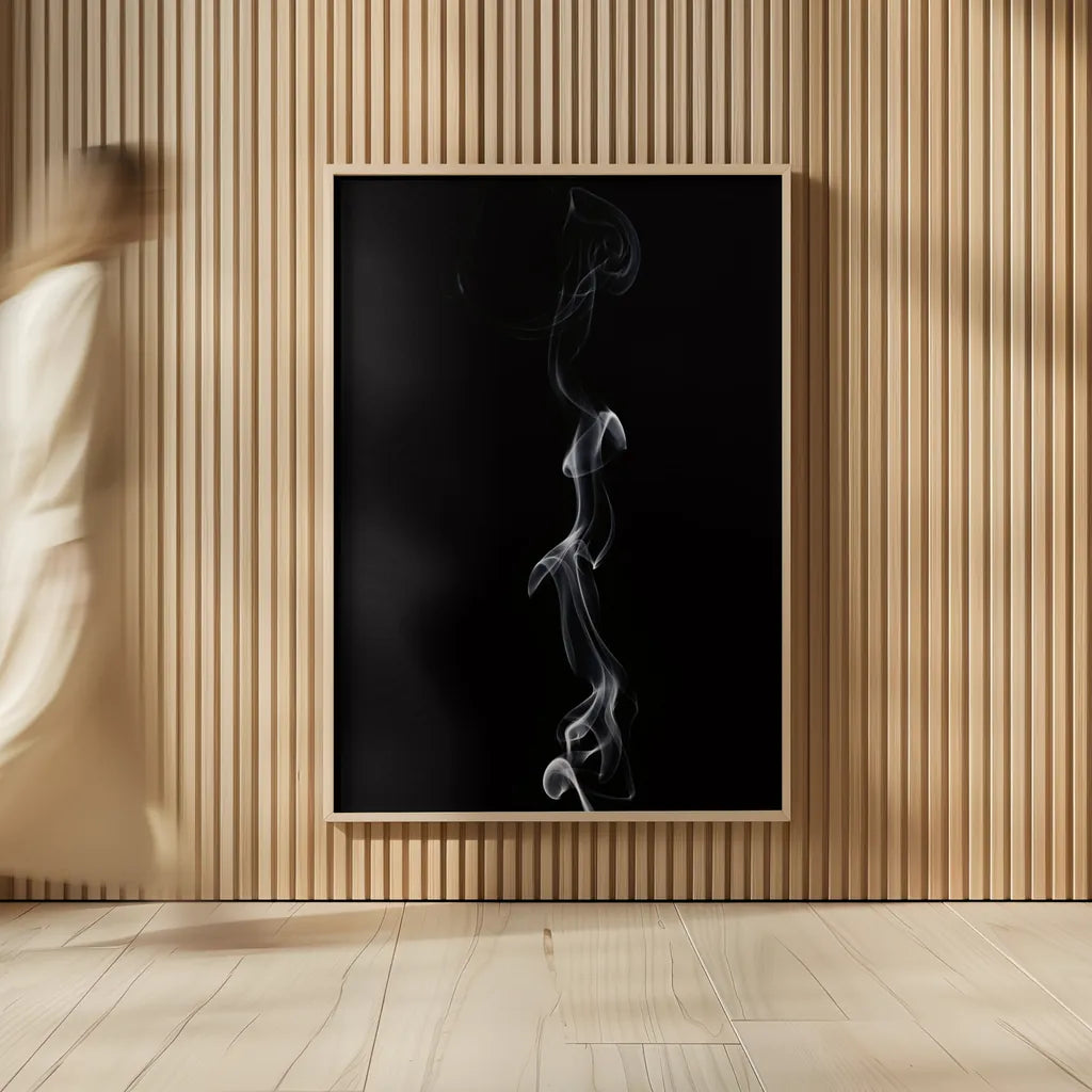 Smoke III by Nathan Larson. shown as over sized large wall art. Available as an archival giclee rolled canvas, fine art paper, or poster print. SKU 77337h.