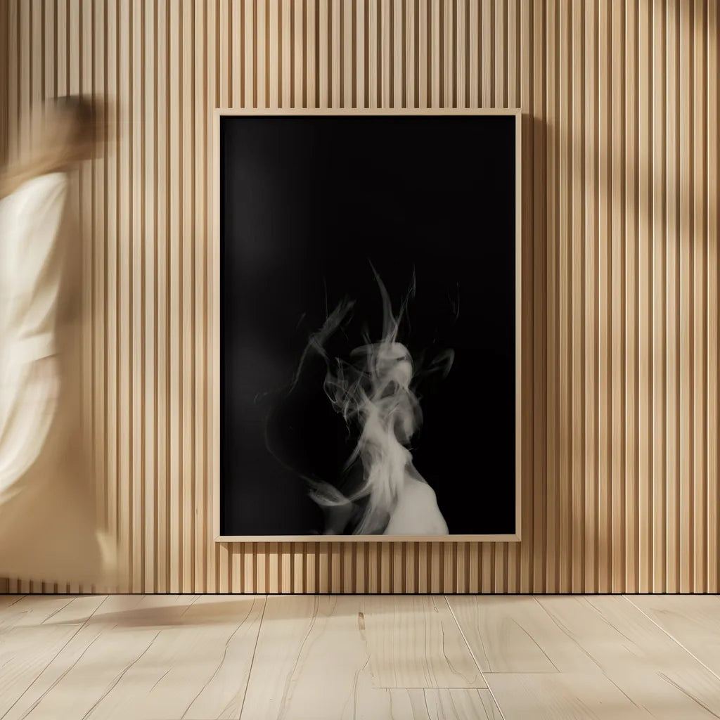 Smoke IV by Nathan Larson. shown as over sized large wall art. Available as an archival giclee rolled canvas, fine art paper, or poster print. SKU 77338h.