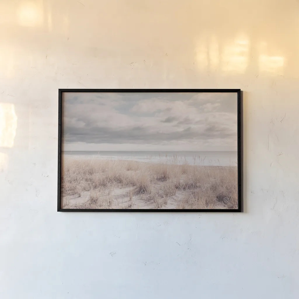 Soft Oceans by Nathan Larson. shown as a paper print in a black flame. Available as a archival giclee rolled canvas, fine art paper, or poster print. SKU 71378i.