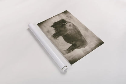 Solitary Sepia by Nathan Larson. shown as a rolled paper print. Available as archival giclee rolled canvas, fine art paper, or poster print. SKU 84316i.