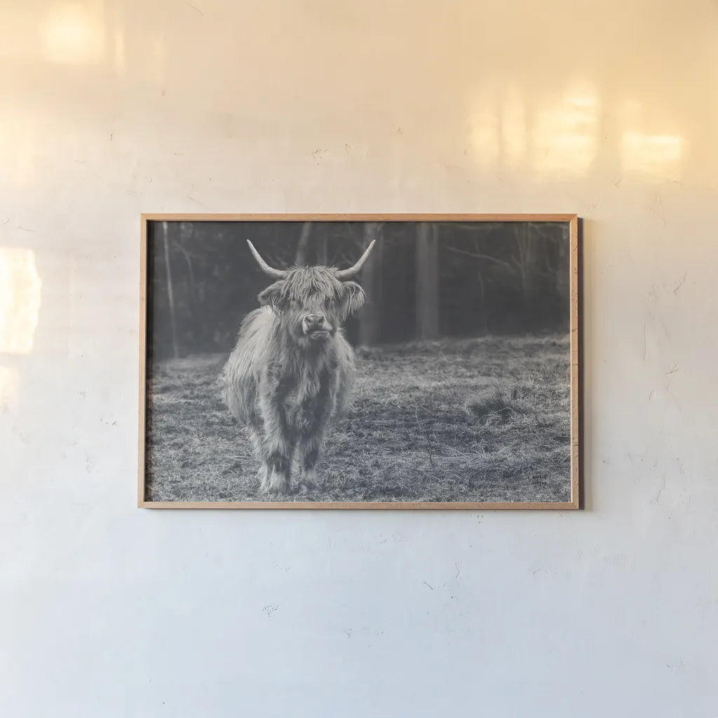 Something to Chew On by Nathan Larson. shown as a paper print in a natural frame. Available as a archival giclee rolled canvas, fine art paper, or poster print. SKU 96548i.