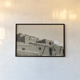 Southwest Adobe by Nathan Larson. shown as a paper print in a black flame. Available as a archival giclee rolled canvas, fine art paper, or poster print. SKU 77274i.