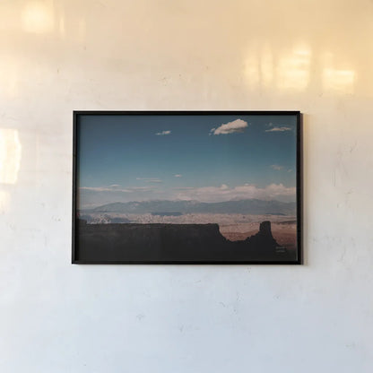 Southwest Layers by Nathan Larson. shown as a paper print in a black flame. Available as a archival giclee rolled canvas, fine art paper, or poster print. SKU 83979i.