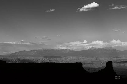 Southwest Layers BW by Nathan Larson. SKU 83980i. Archival Giclee Fine art print for wall decor.