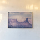 Southwest Sun by Nathan Larson. shown as a paper print in a natural frame. Available as a archival giclee rolled canvas, fine art paper, or poster print. SKU 80632i.