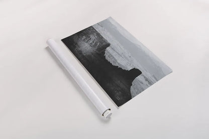 Southwest Sun BW by Nathan Larson. shown as a rolled paper print. Available as archival giclee rolled canvas, fine art paper, or poster print. SKU 80633i.