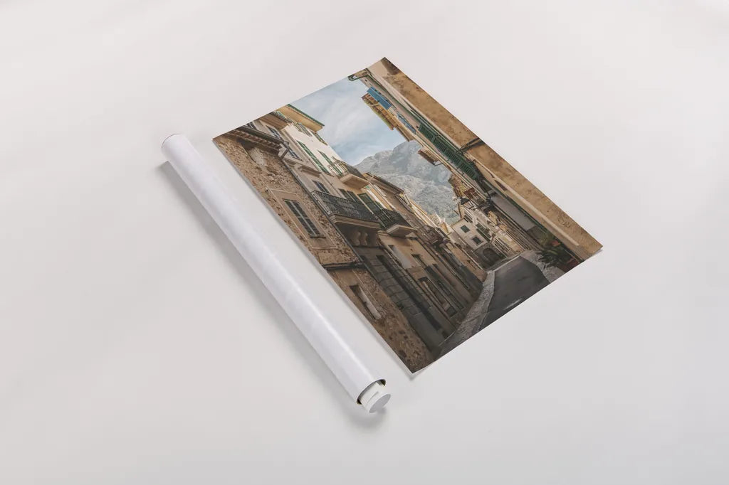 Spanish Islands by Nathan Larson. shown as a rolled paper print. Available as archival giclee rolled canvas, fine art paper, or poster print. SKU 88489h.