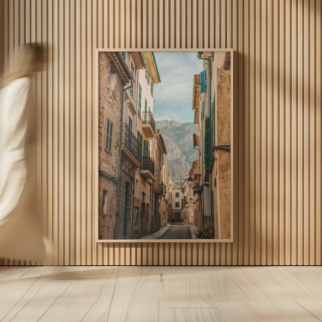 Spanish Islands by Nathan Larson. shown as over sized large wall art. Available as an archival giclee rolled canvas, fine art paper, or poster print. SKU 88489h.