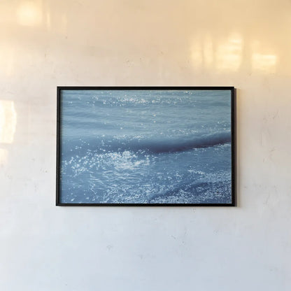 Sparkling Waters I by Nathan Larson. shown as a paper print in a black flame. Available as a archival giclee rolled canvas, fine art paper, or poster print. SKU 79430i.