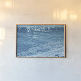 Sparkling Waters II by Nathan Larson. shown as a paper print in a natural frame. Available as a archival giclee rolled canvas, fine art paper, or poster print. SKU 79431i.