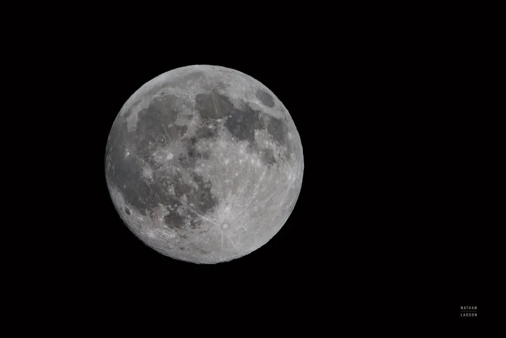 Spring Moon by Nathan Larson. SKU 79405i. Archival Giclee Fine art print for wall decor.