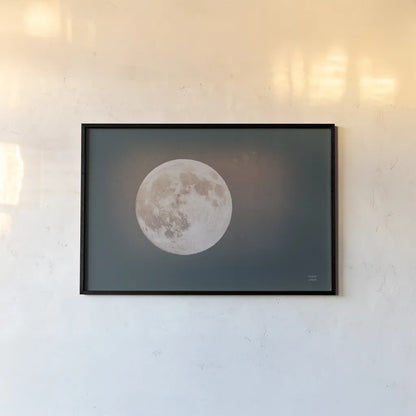 Spring Moon Tones by Nathan Larson. shown as a paper print in a black flame. Available as a archival giclee rolled canvas, fine art paper, or poster print. SKU 79406i.