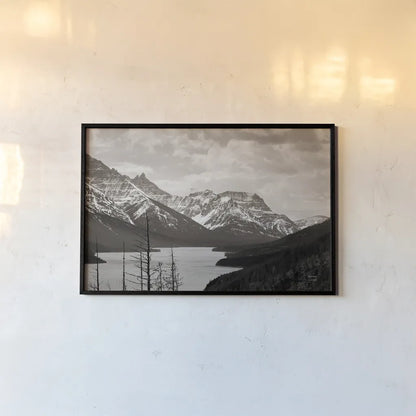 Spring Range by Nathan Larson. shown as a paper print in a black flame. Available as a archival giclee rolled canvas, fine art paper, or poster print. SKU 82415i.