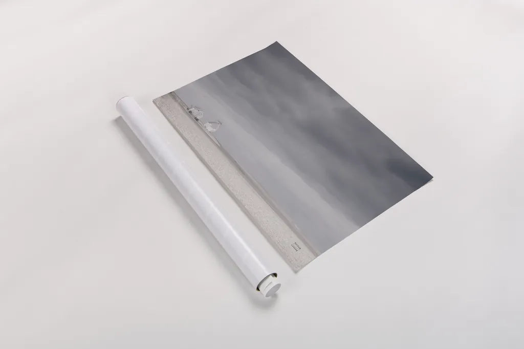 Storm Barn by Nathan Larson. shown as a rolled paper print. Available as archival giclee rolled canvas, fine art paper, or poster print. SKU 80684i.