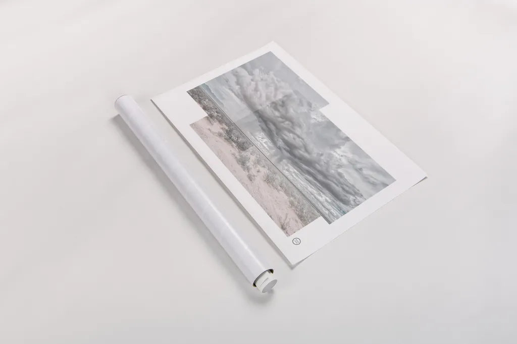 Storm Collage by Nathan Larson. shown as a rolled paper print. Available as archival giclee rolled canvas, fine art paper, or poster print. SKU 72701i.