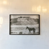 Summer Range by Nathan Larson. shown as a paper print in a black flame. Available as a archival giclee rolled canvas, fine art paper, or poster print. SKU 87105i.