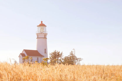 Sunny Day Lighthouse by Nathan Larson. SKU 90176i. Archival Giclee Fine art print for wall decor.