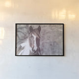Sunny Field IV by Nathan Larson. shown as a paper print in a black flame. Available as a archival giclee rolled canvas, fine art paper, or poster print. SKU 97359i.