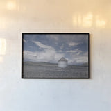 Sunny Pastures by Nathan Larson. shown as a paper print in a black flame. Available as a archival giclee rolled canvas, fine art paper, or poster print. SKU 84241i.