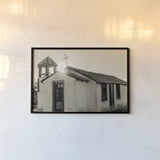 Sunset Cross by Nathan Larson. shown as a paper print in a black flame. Available as a archival giclee rolled canvas, fine art paper, or poster print. SKU 102619i.