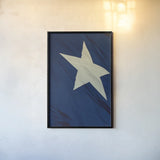 Texas Flag I by Nathan Larson. shown as a paper print in a black flame. Available as a archival giclee rolled canvas, fine art paper, or poster print. SKU 104027h.