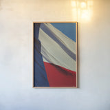 Texas Flag II by Nathan Larson. shown as a paper print in a natural frame. Available as a archival giclee rolled canvas, fine art paper, or poster print. SKU 104028h.