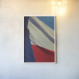 Texas Flag II by Nathan Larson. shown as a paper print in a white frame. Available as a archival giclee rolled canvas, fine art paper, or poster print. SKU 104028h.