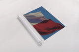 Texas Flag III by Nathan Larson. shown as a rolled paper print. Available as archival giclee rolled canvas, fine art paper, or poster print. SKU 104029h.