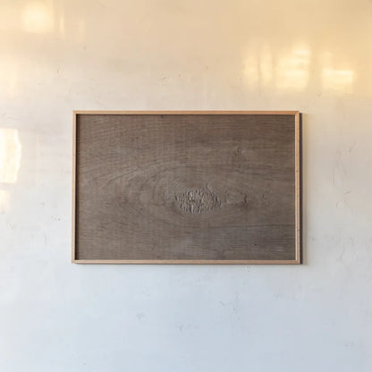 Textural II by Nathan Larson. shown as a paper print in a natural frame. Available as a archival giclee rolled canvas, fine art paper, or poster print. SKU 85842i.