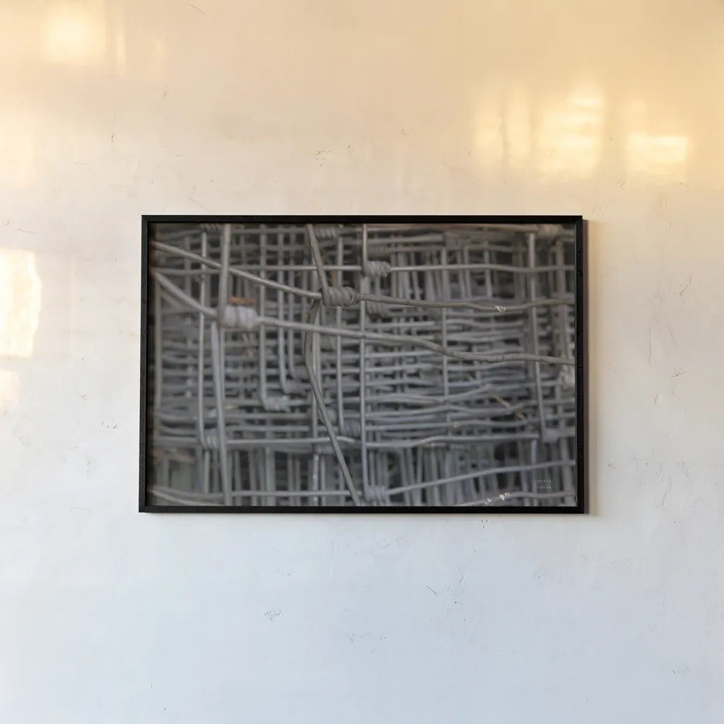 Textural IV by Nathan Larson. shown as a paper print in a black flame. Available as a archival giclee rolled canvas, fine art paper, or poster print. SKU 85844i.