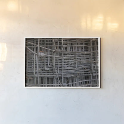 Textural IV by Nathan Larson. shown as a paper print in a white frame. Available as a archival giclee rolled canvas, fine art paper, or poster print. SKU 85844i.