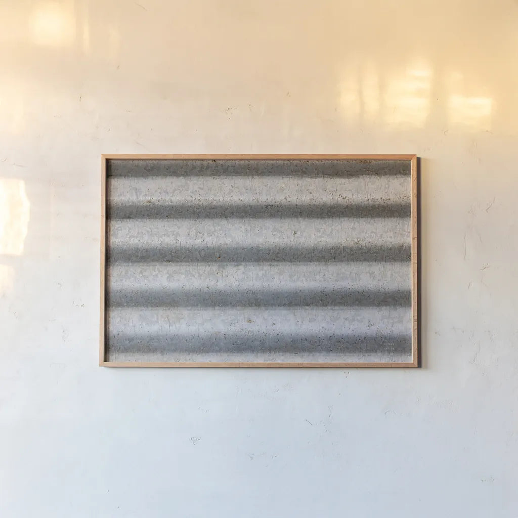 Textural V by Nathan Larson. shown as a paper print in a natural frame. Available as a archival giclee rolled canvas, fine art paper, or poster print. SKU 85845i.