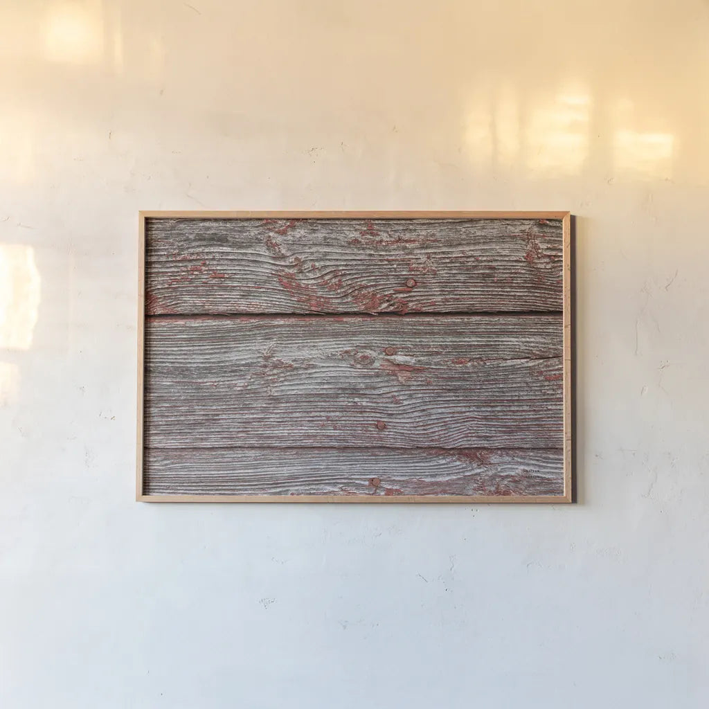 Textural VII by Nathan Larson. shown as a paper print in a natural frame. Available as a archival giclee rolled canvas, fine art paper, or poster print. SKU 85847i.