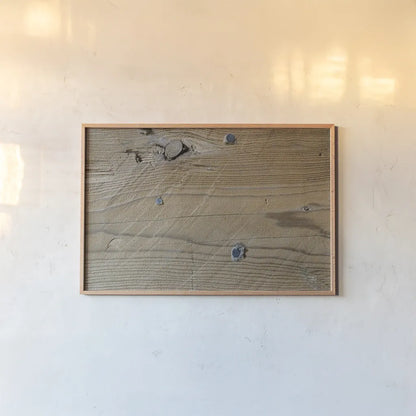 Textural XIII by Nathan Larson. shown as a paper print in a natural frame. Available as a archival giclee rolled canvas, fine art paper, or poster print. SKU 85853i.