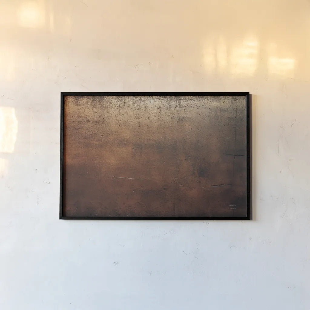 Textural XIX by Nathan Larson. shown as a paper print in a black flame. Available as a archival giclee rolled canvas, fine art paper, or poster print. SKU 85867i.