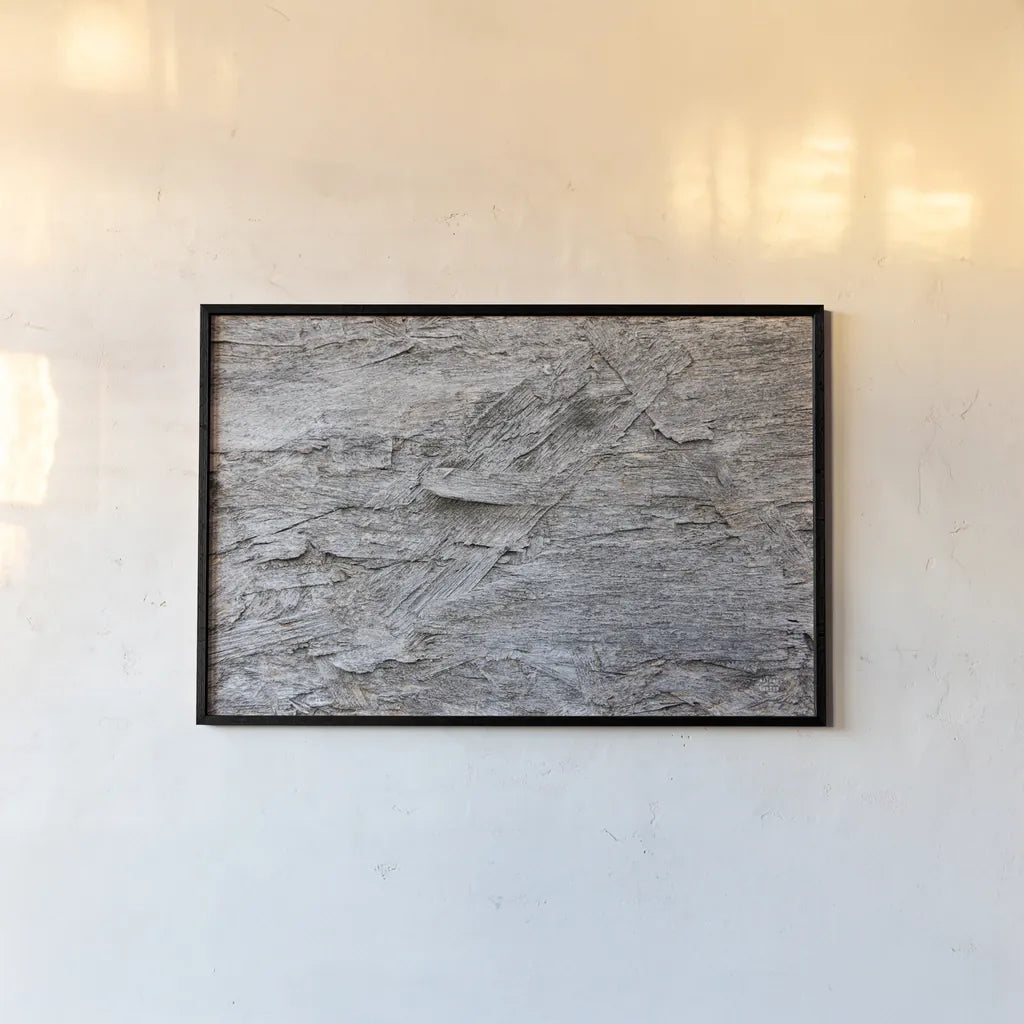 Textural XV by Nathan Larson. shown as a paper print in a black flame. Available as a archival giclee rolled canvas, fine art paper, or poster print. SKU 85855i.